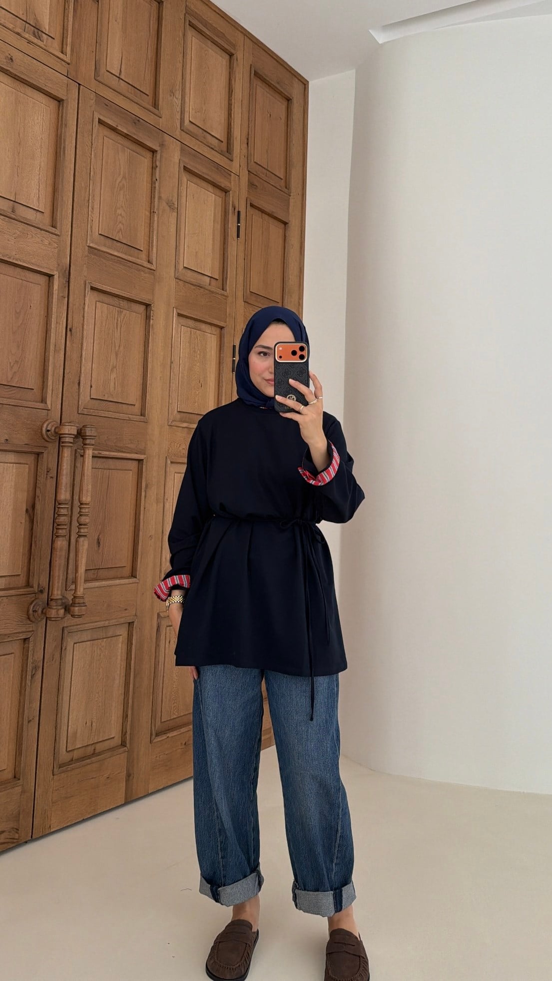 Garnili Oversize Sweat Lacivert