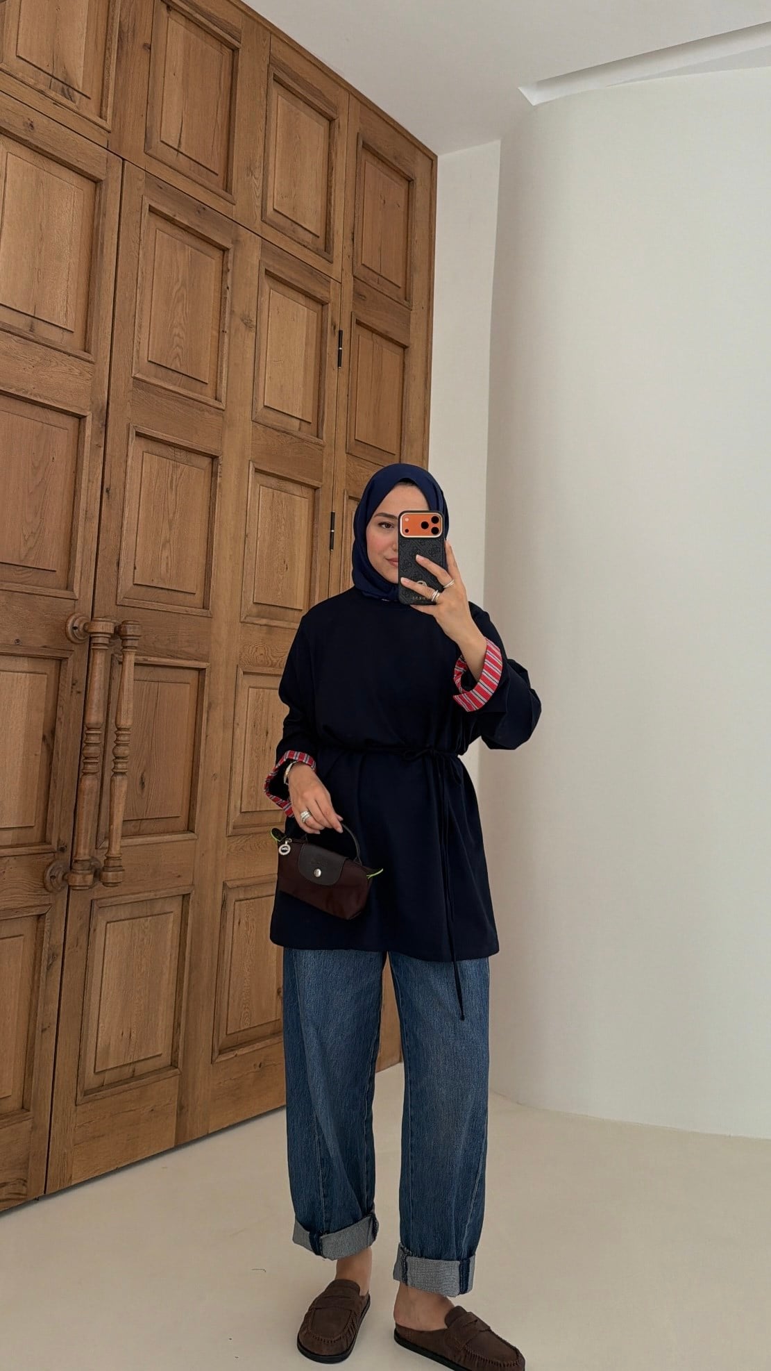 Garnili Oversize Sweat Lacivert