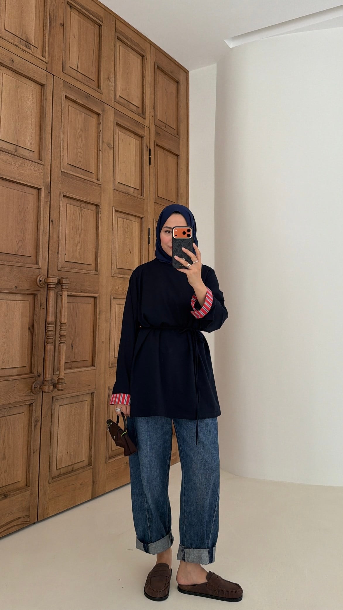 Garnili Oversize Sweat Lacivert