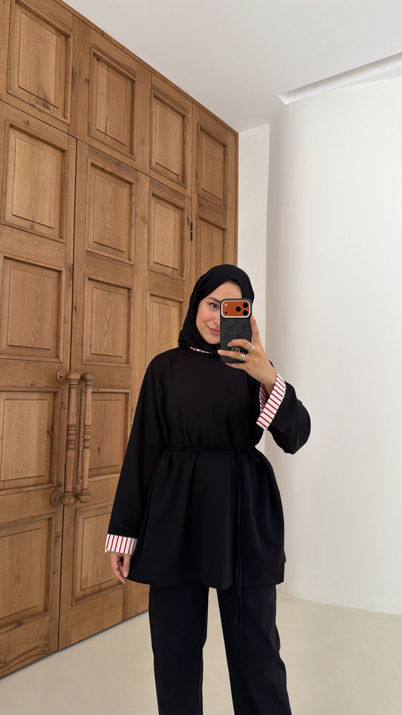 Garnili Oversize Sweat Siyah