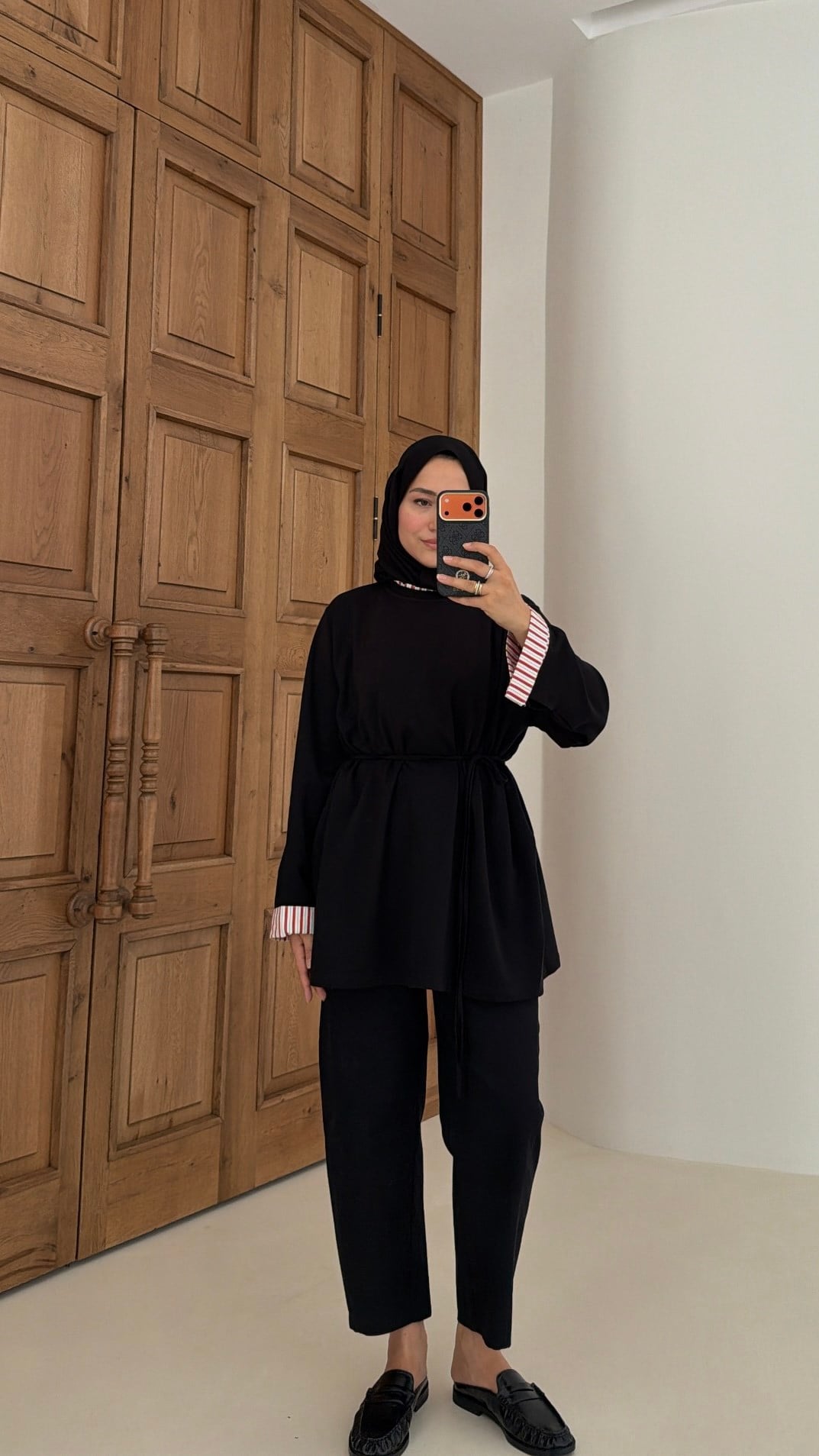 Garnili Oversize Sweat Siyah