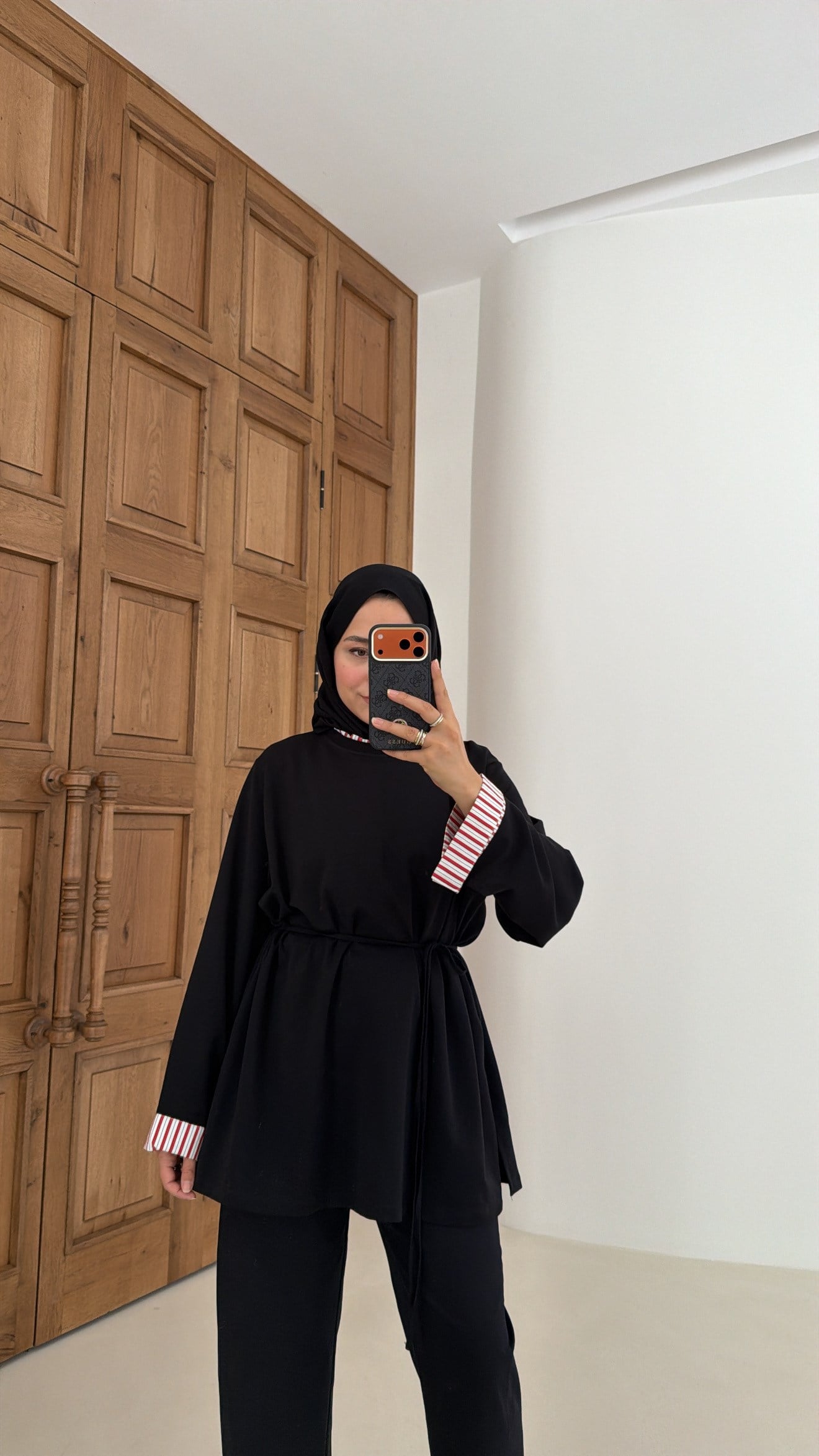 Garnili Oversize Sweat Siyah