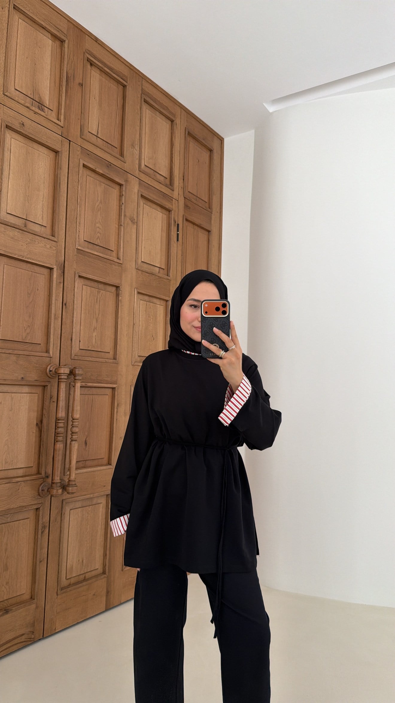 Garnili Oversize Sweat Siyah
