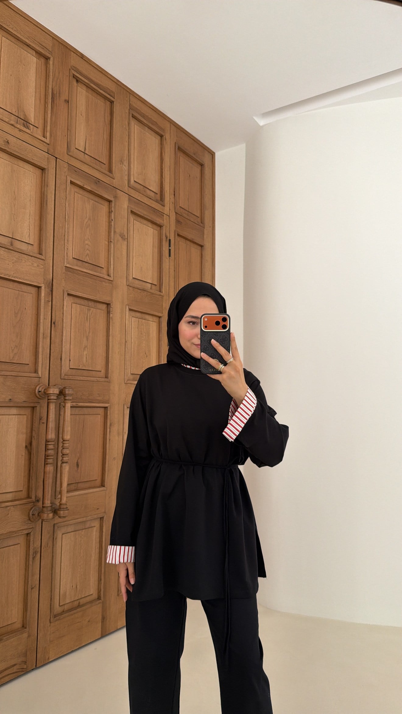 Garnili Oversize Sweat Siyah