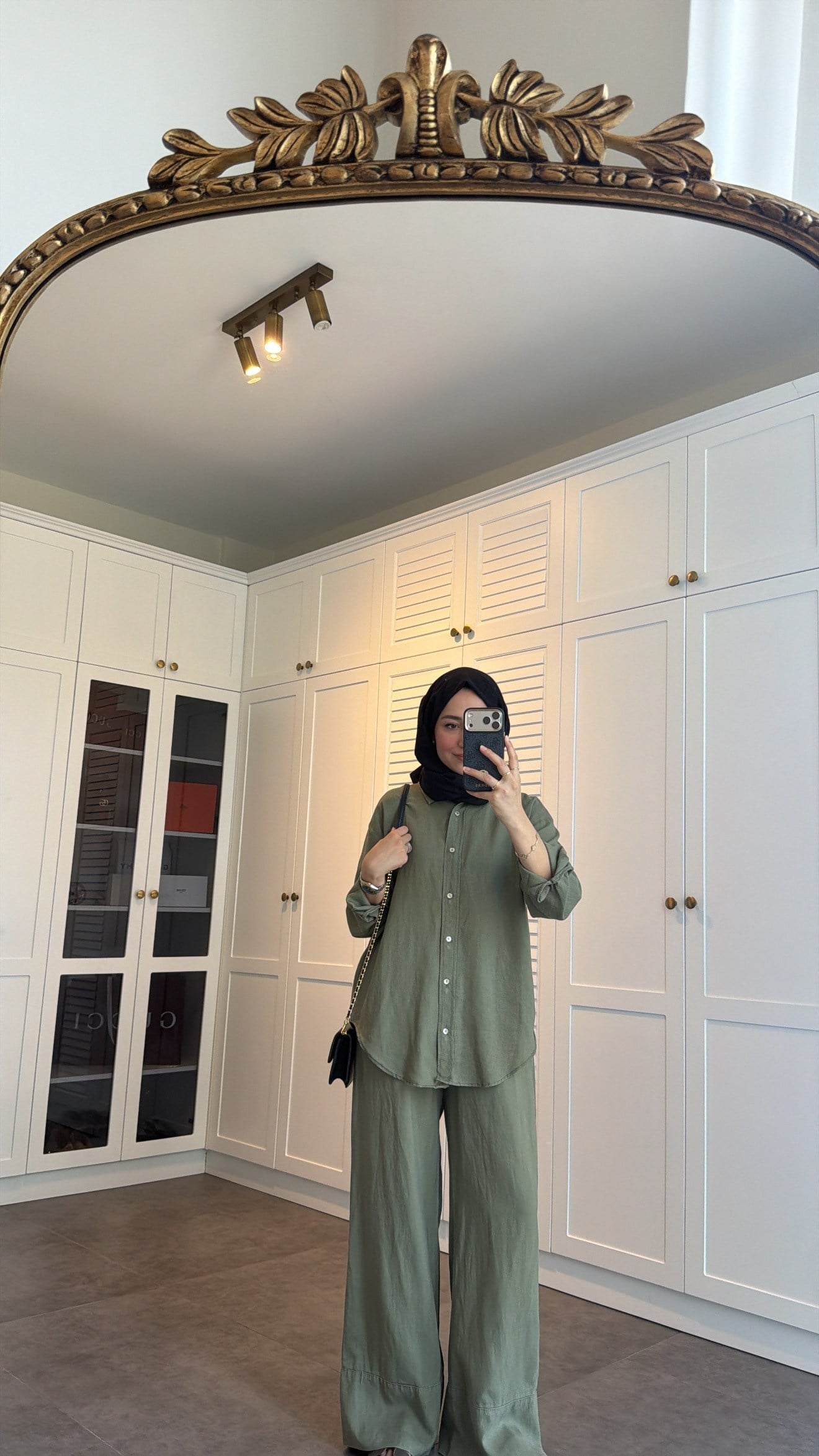 Ham Keten Oversize Takım Haki