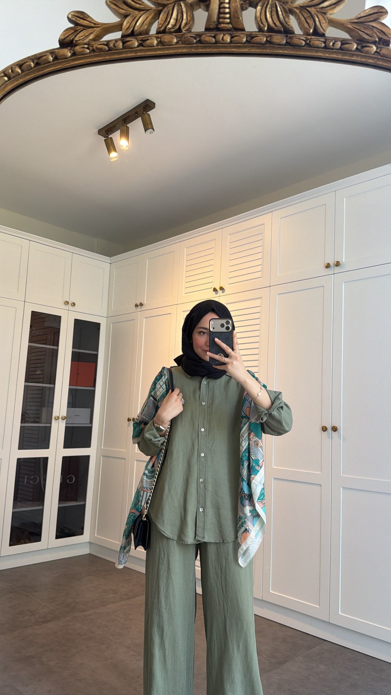Ham Keten Oversize Takım Haki