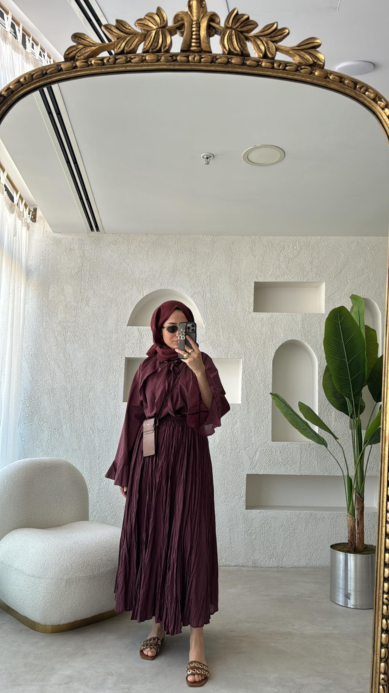H&M Pamuk Vual Takım Bordo 