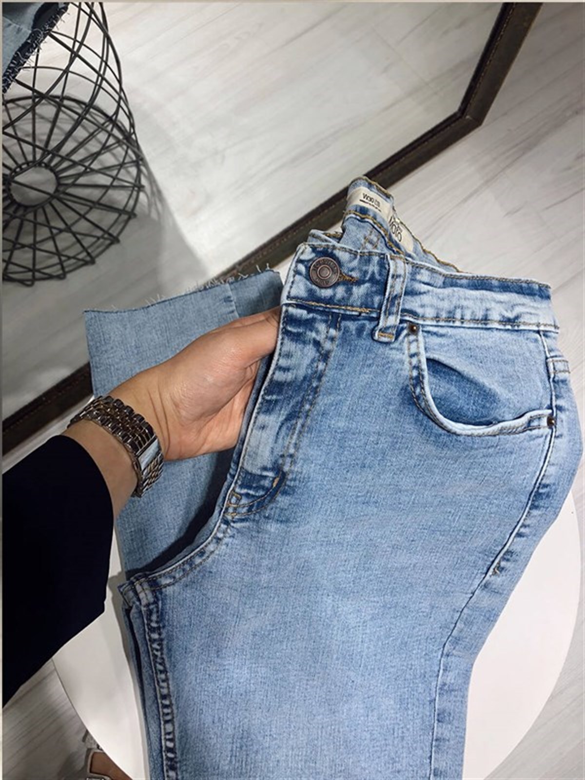 Kar Yıkama Mom Fit  Jean
