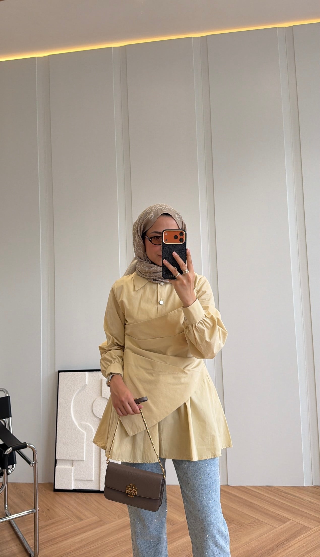 Kayra Tasarım Gömlek Butter Yellow