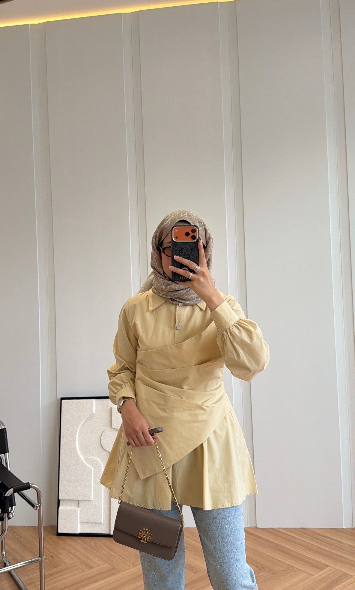 Kayra Tasarım Gömlek Butter Yellow