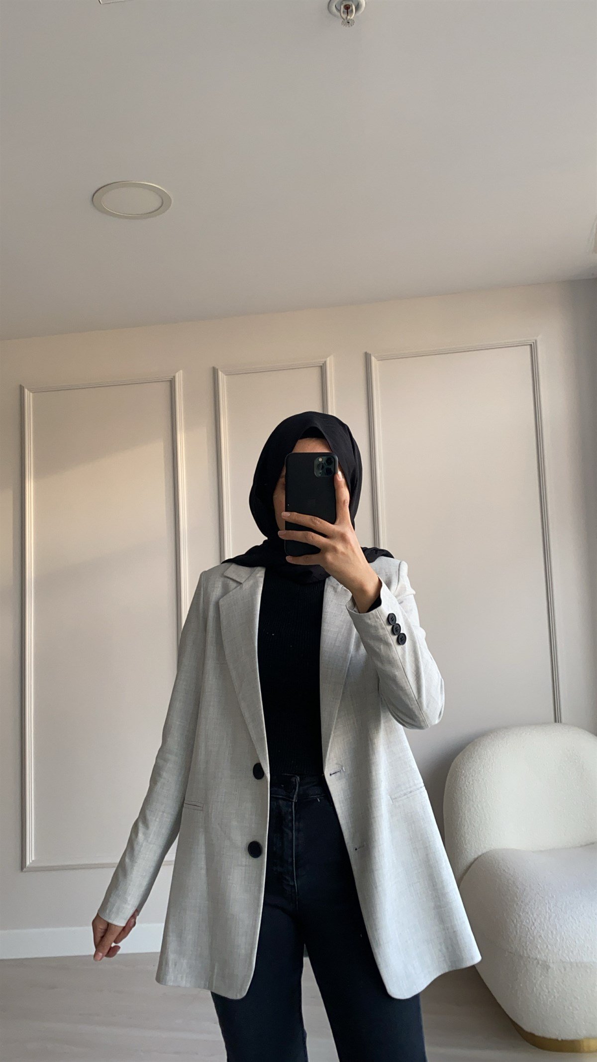 Kemer Detaylı Blazer Ceket 