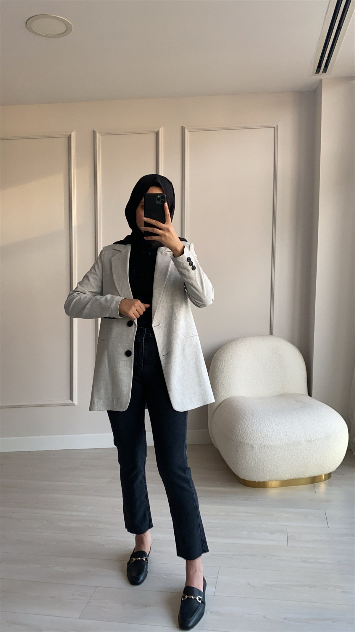 Kemer Detaylı Blazer Ceket 