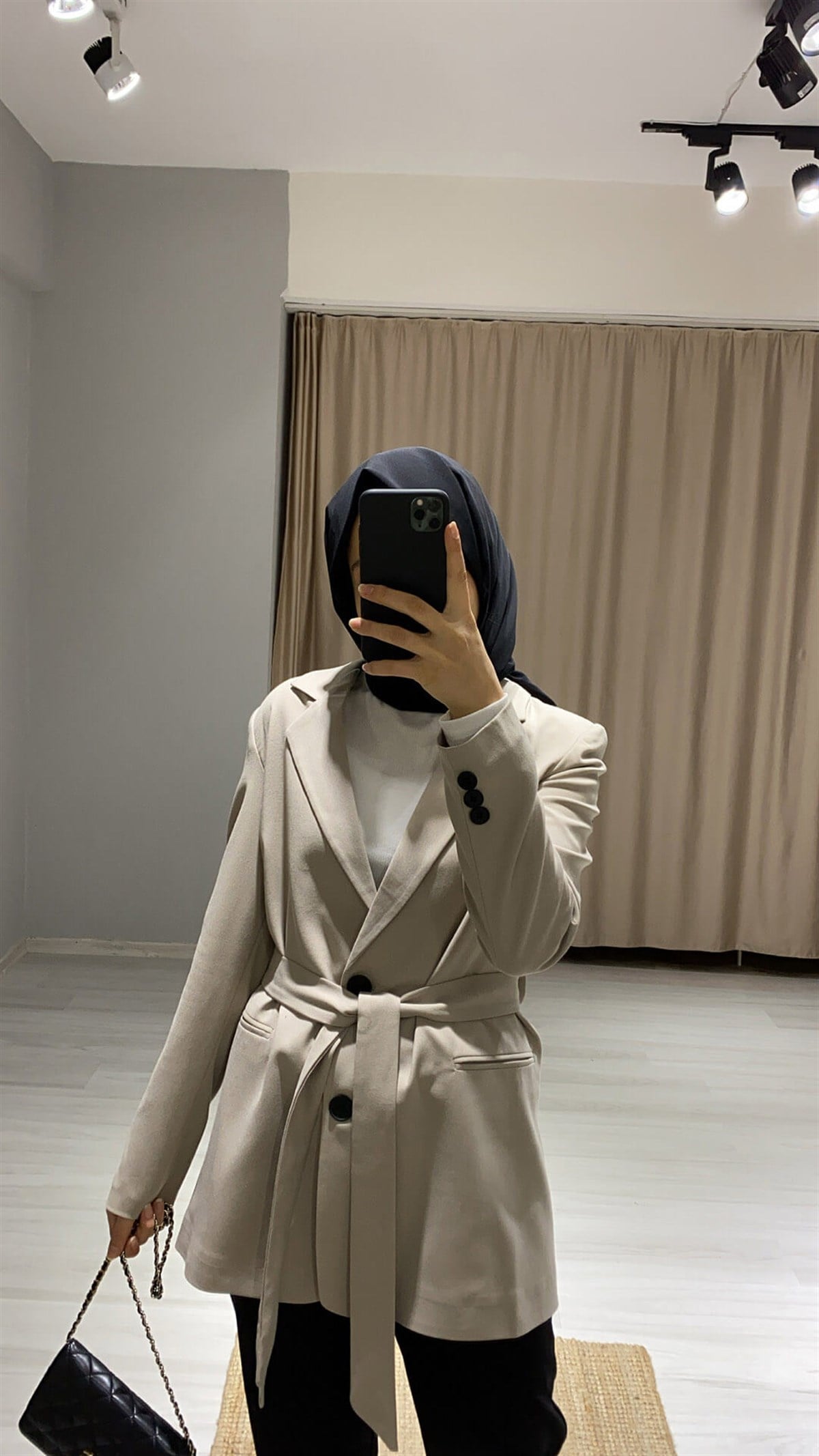 Kemer Detaylı Blazer Ceket 