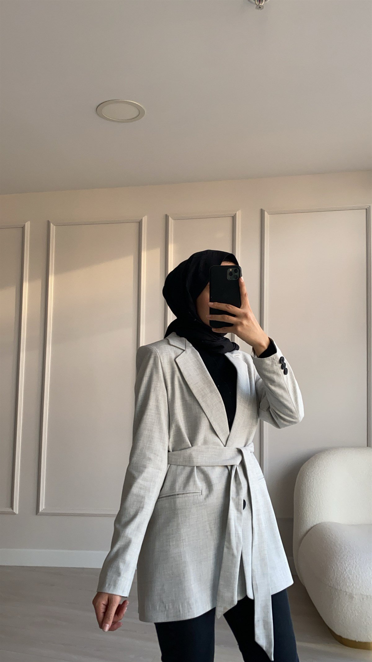 Kemer Detaylı Blazer Ceket 