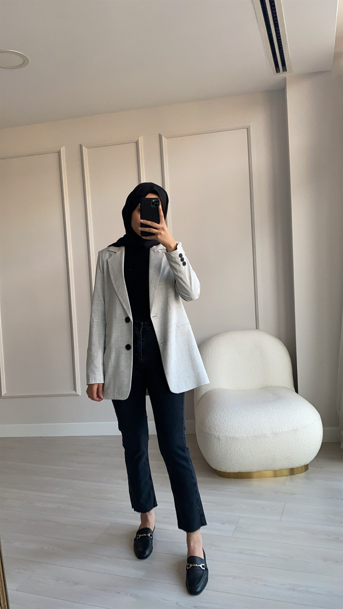 Kemer Detaylı Blazer Ceket 