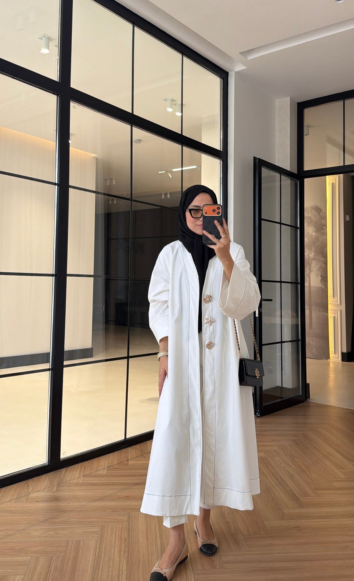 Kimono Kot Ceket Beyaz