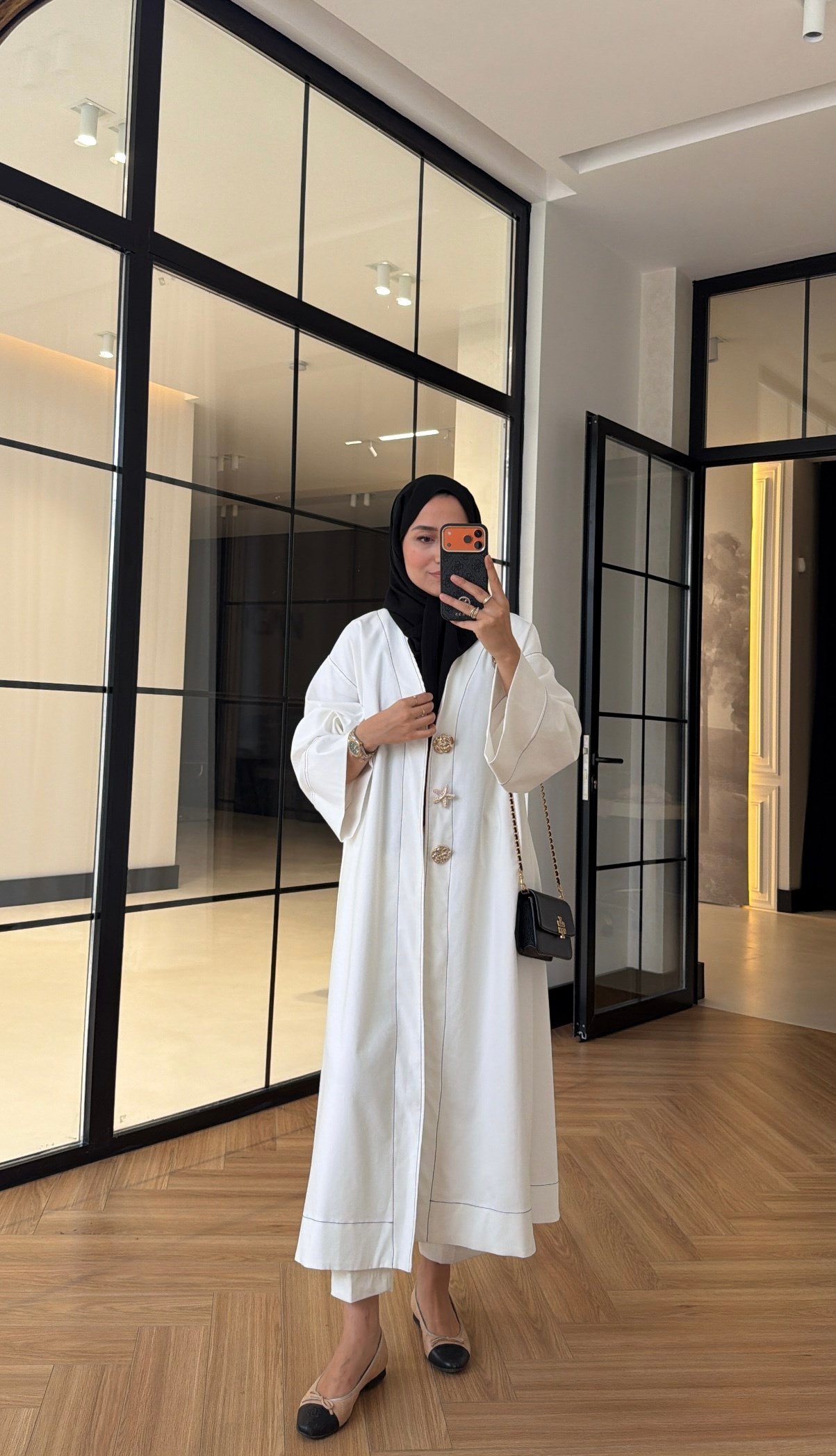 Kimono Kot Ceket Beyaz