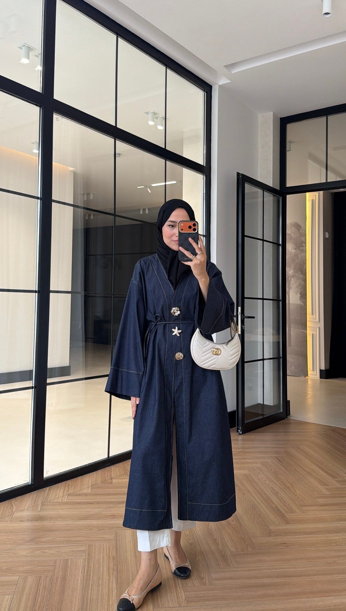 Kimono Kot Ceket Lacivert