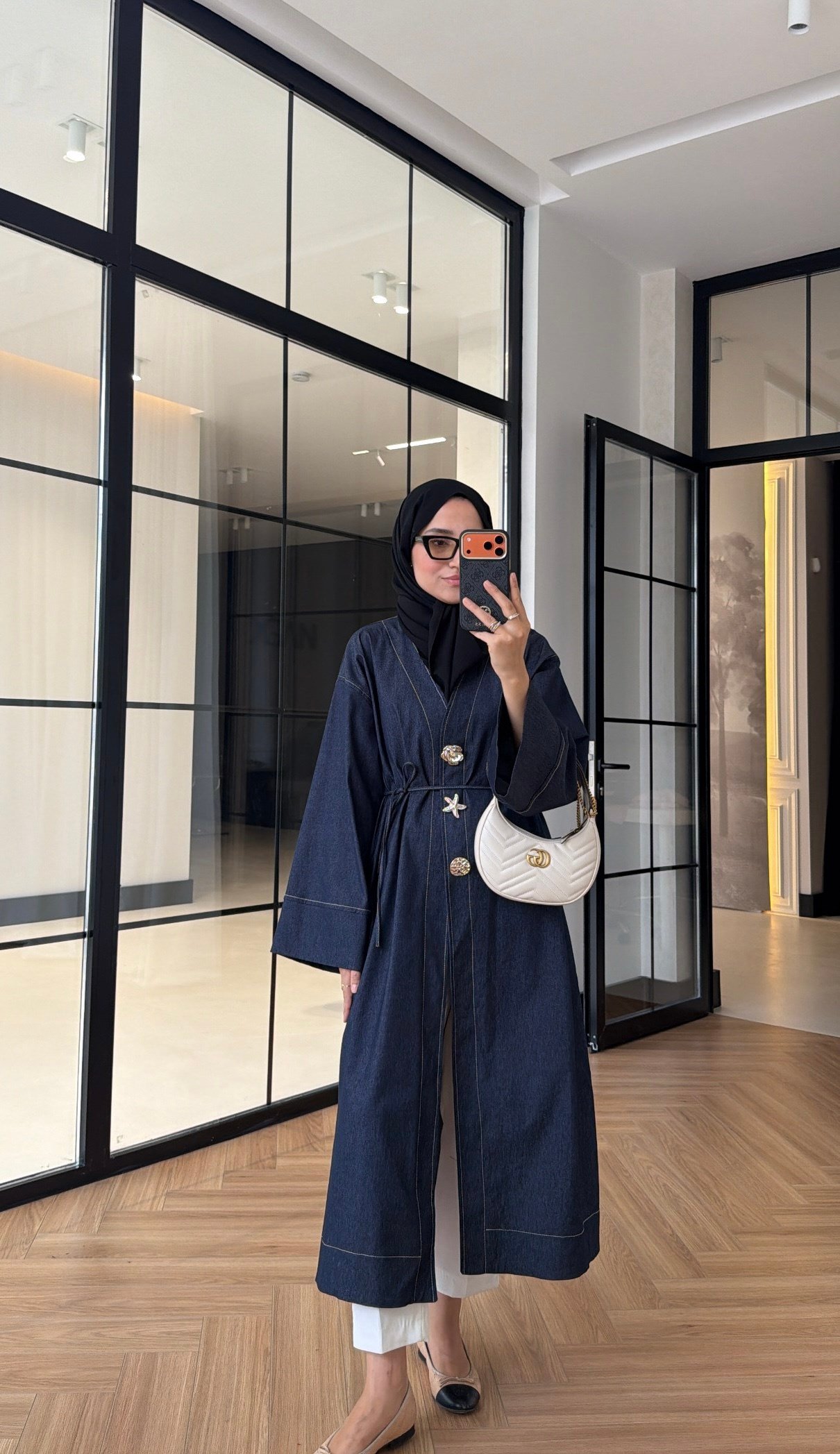 Kimono Kot Ceket Lacivert