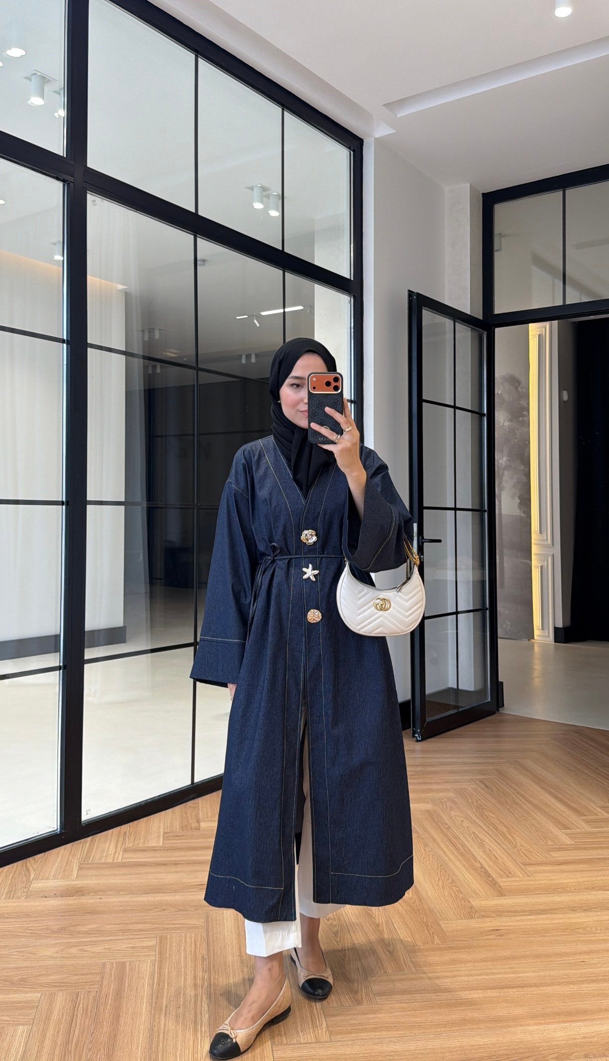 Kimono Kot Ceket Lacivert