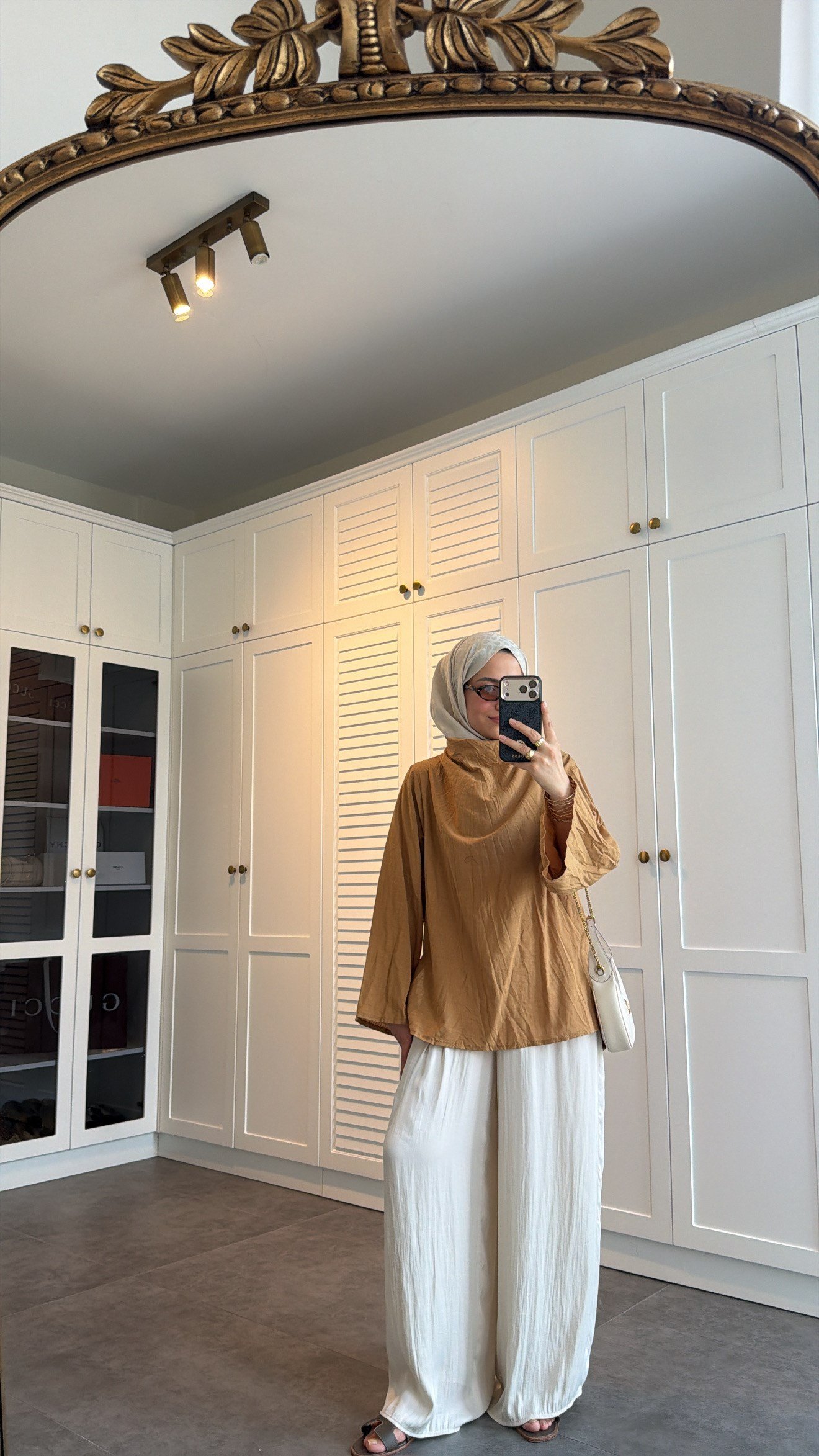 Kırışık Vual Tunik Olive
