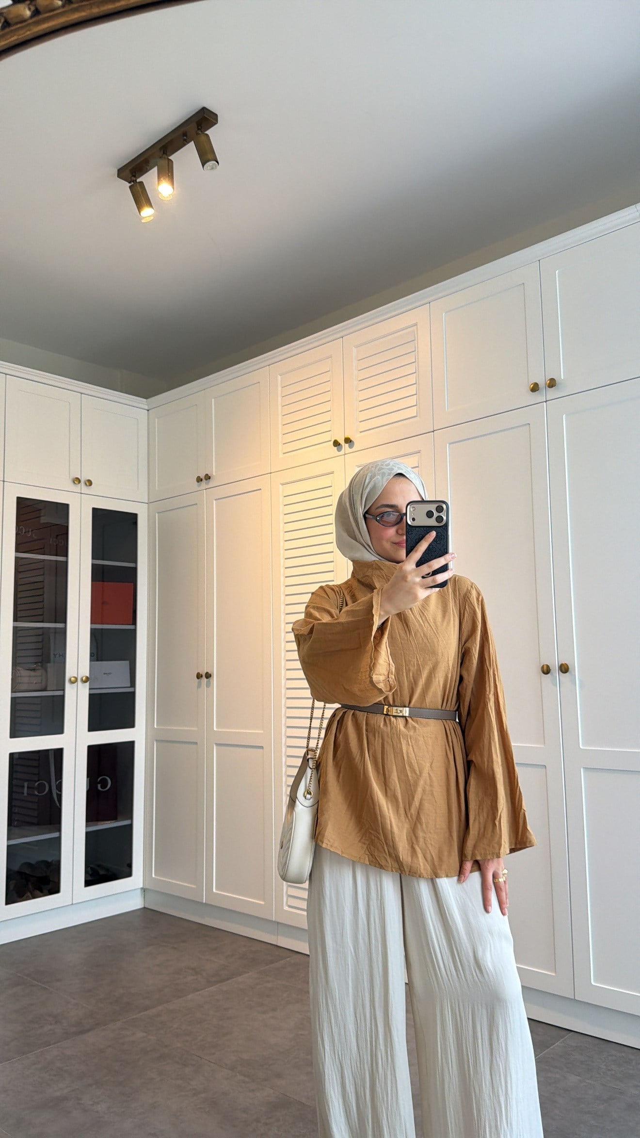 Kırışık Vual Tunik Olive
