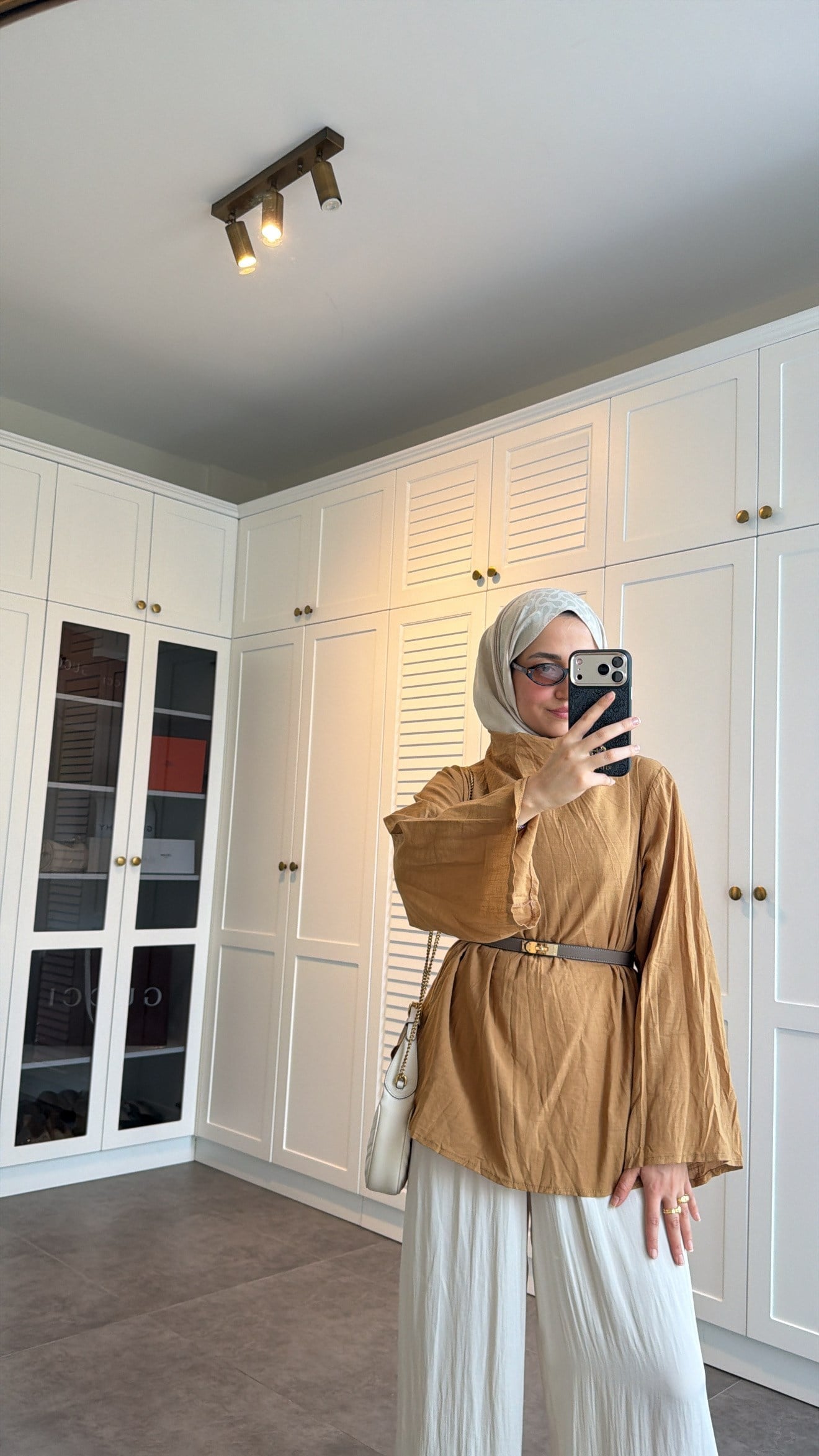 Kırışık Vual Tunik Olive