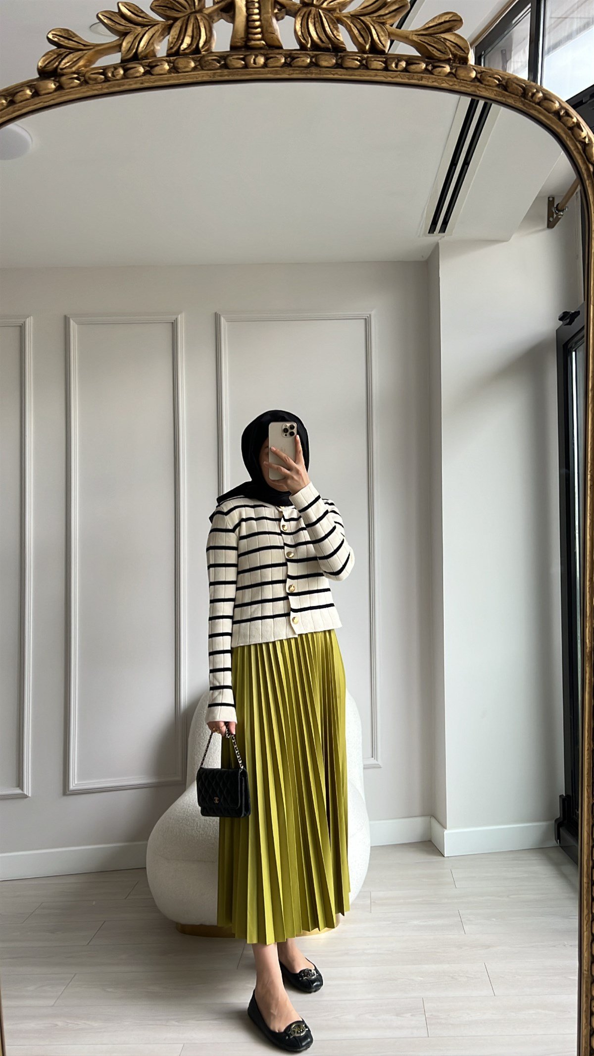 Lena Çizgili Hırka 