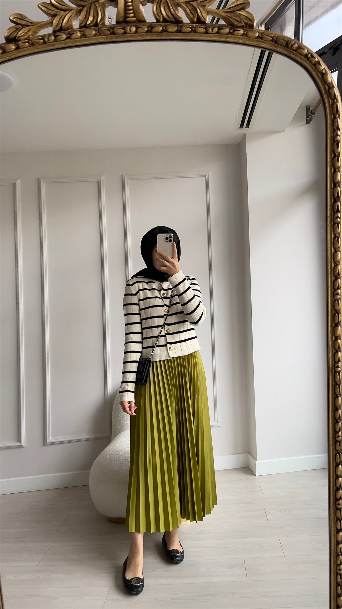 Lena Çizgili Hırka 