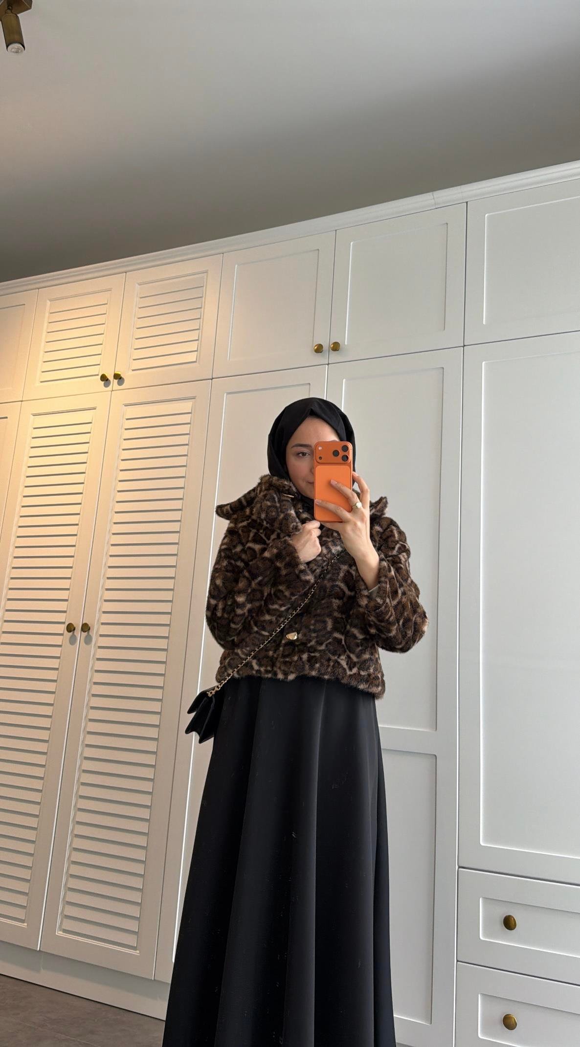 Leopar Tasarım Ceket