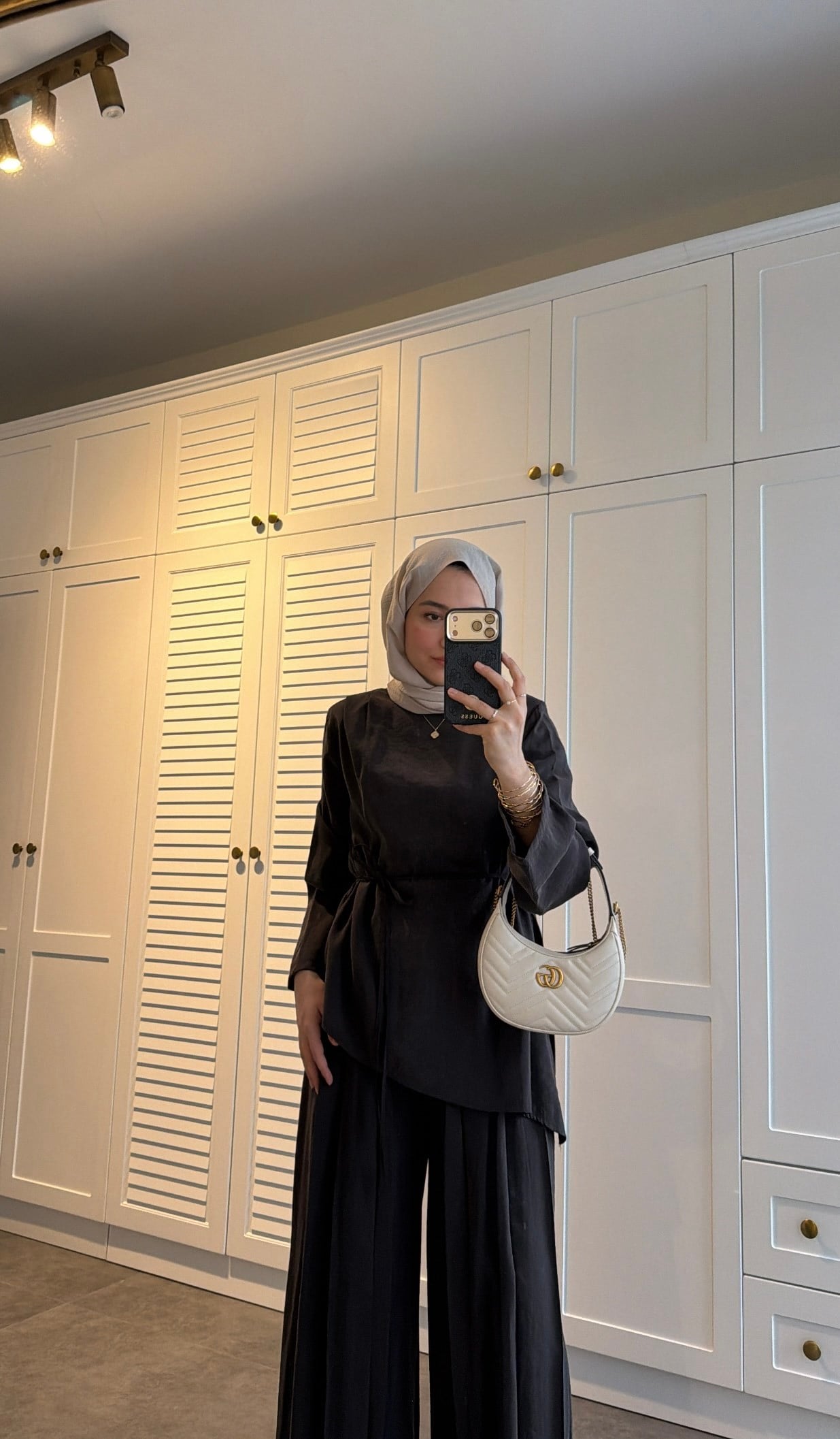 Luna Bağcıklı Takım Kahve