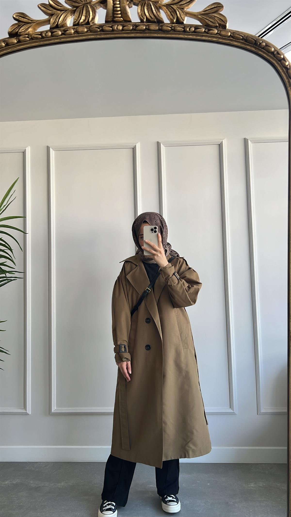 Mevsimlik Oversize Trençkot