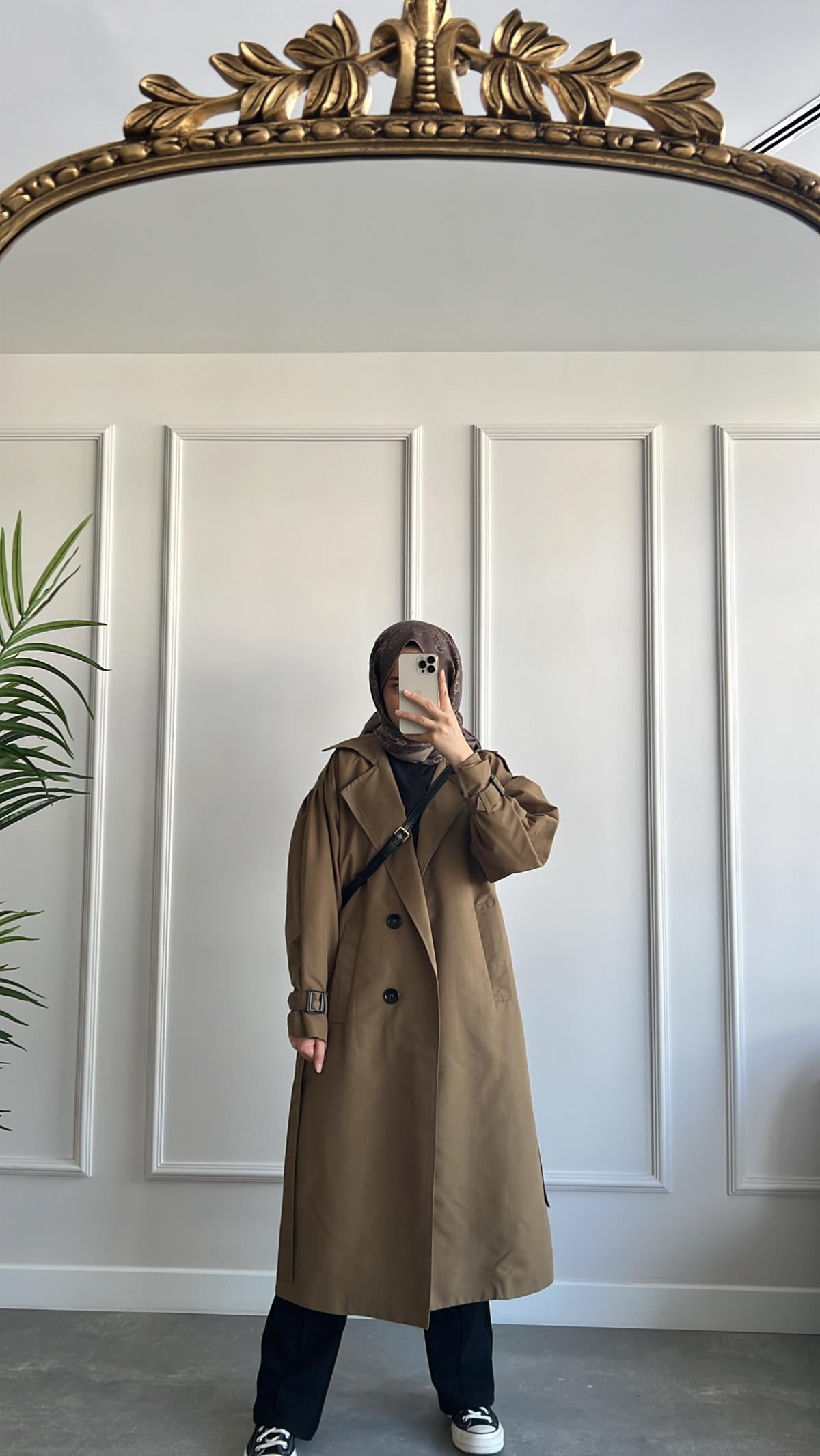 Mevsimlik Oversize Trençkot