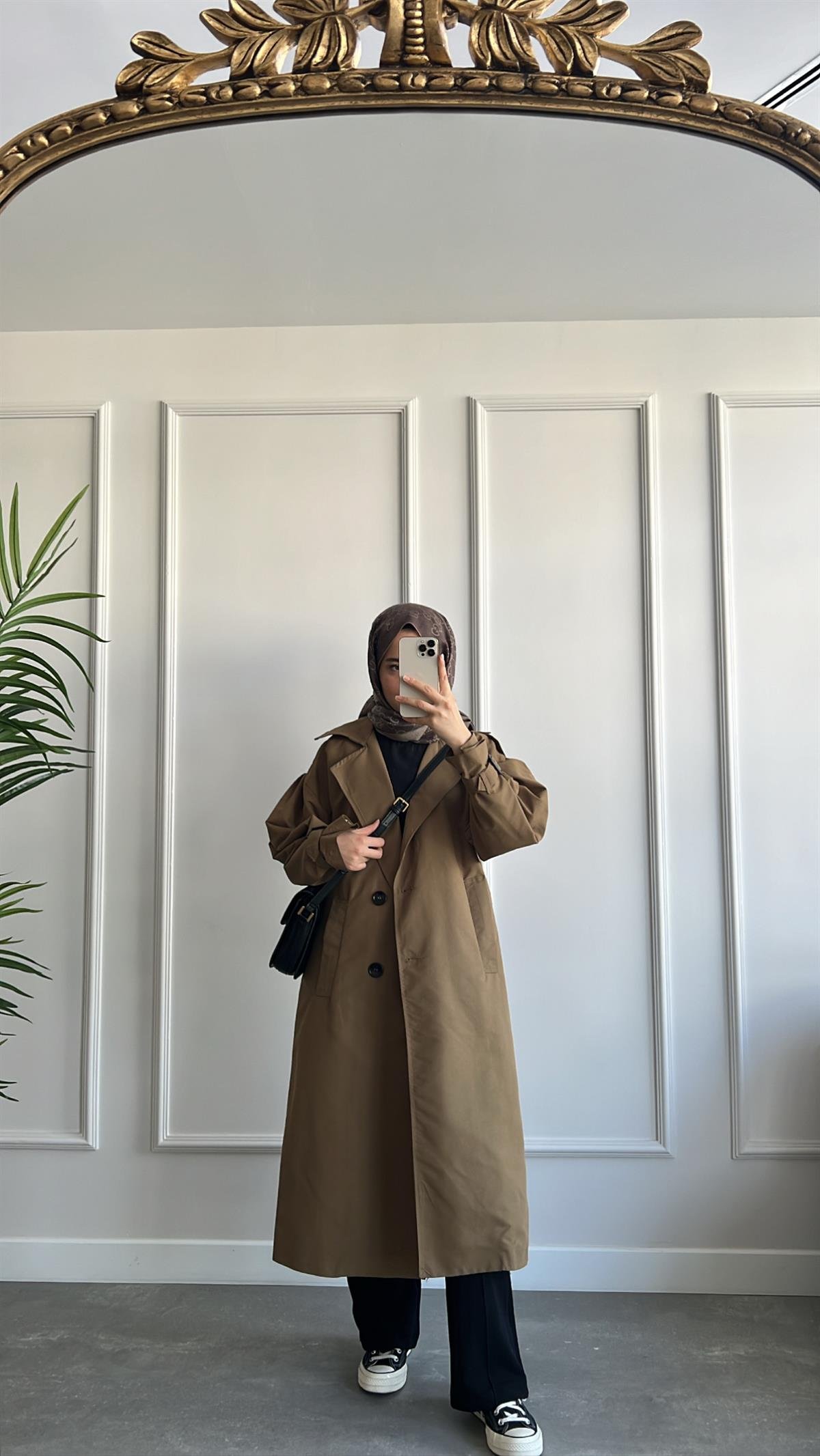 Mevsimlik Oversize Trençkot