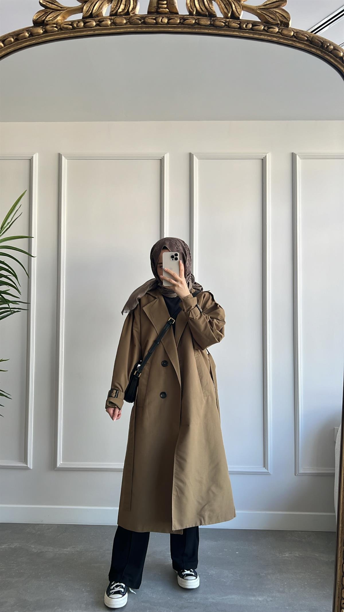 Mevsimlik Oversize Trençkot