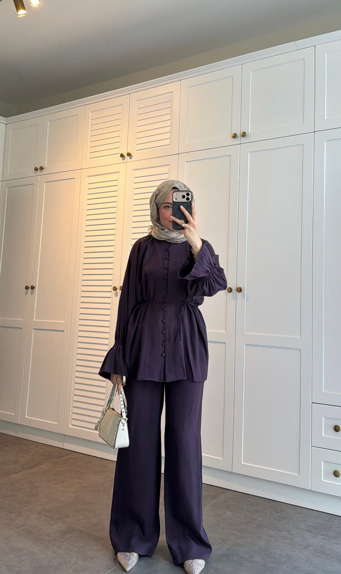Milano Düğmeli Oversize Takım Burgonya
