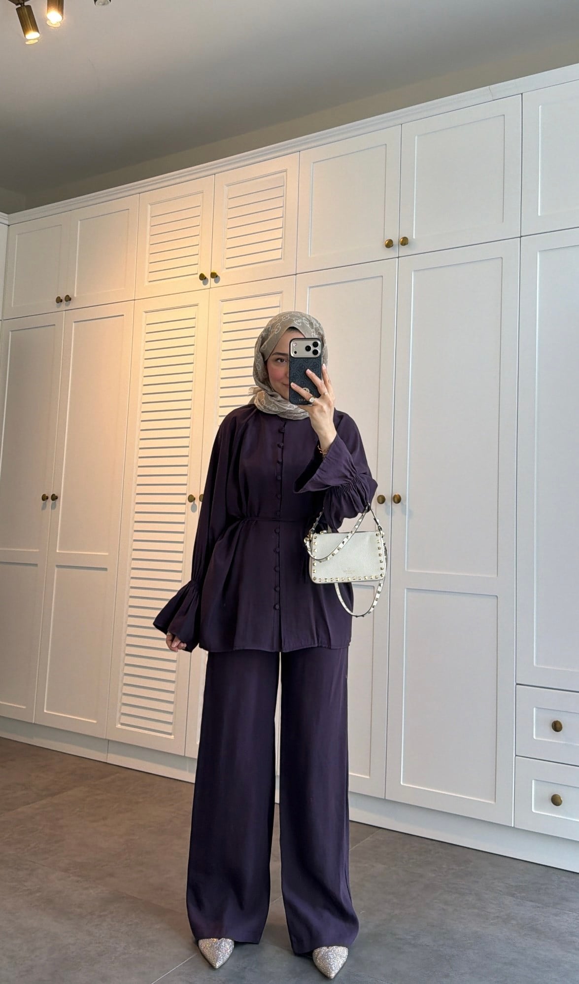 Milano Düğmeli Oversize Takım Burgonya