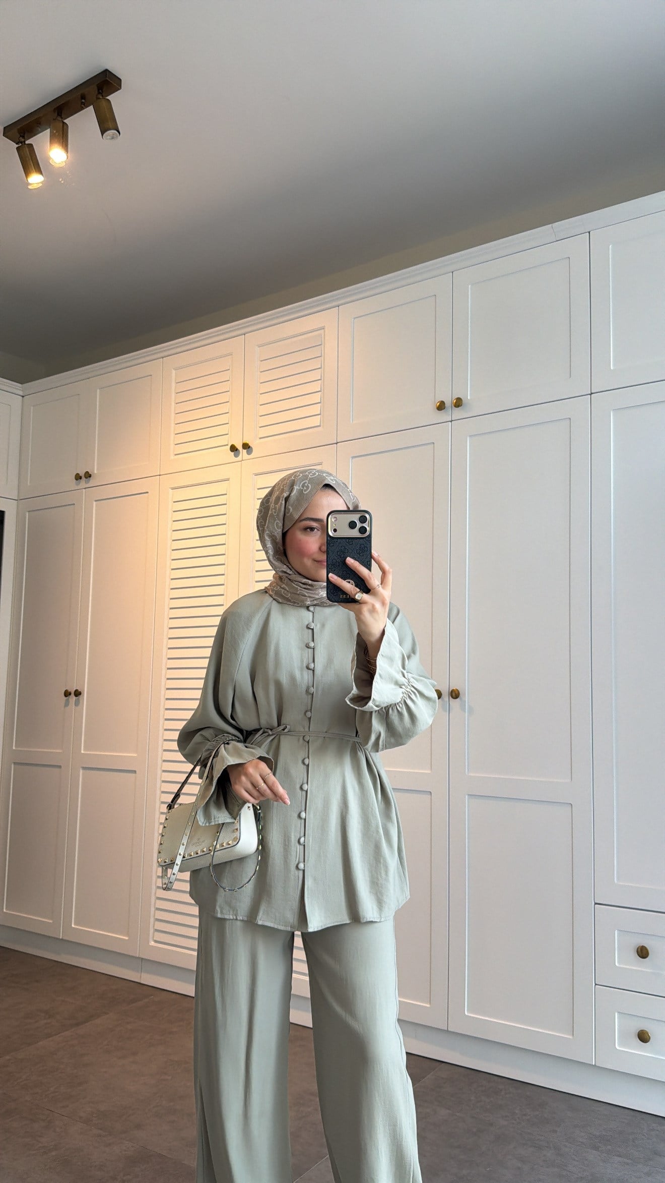 Milano Düğmeli Oversize Takım Mint