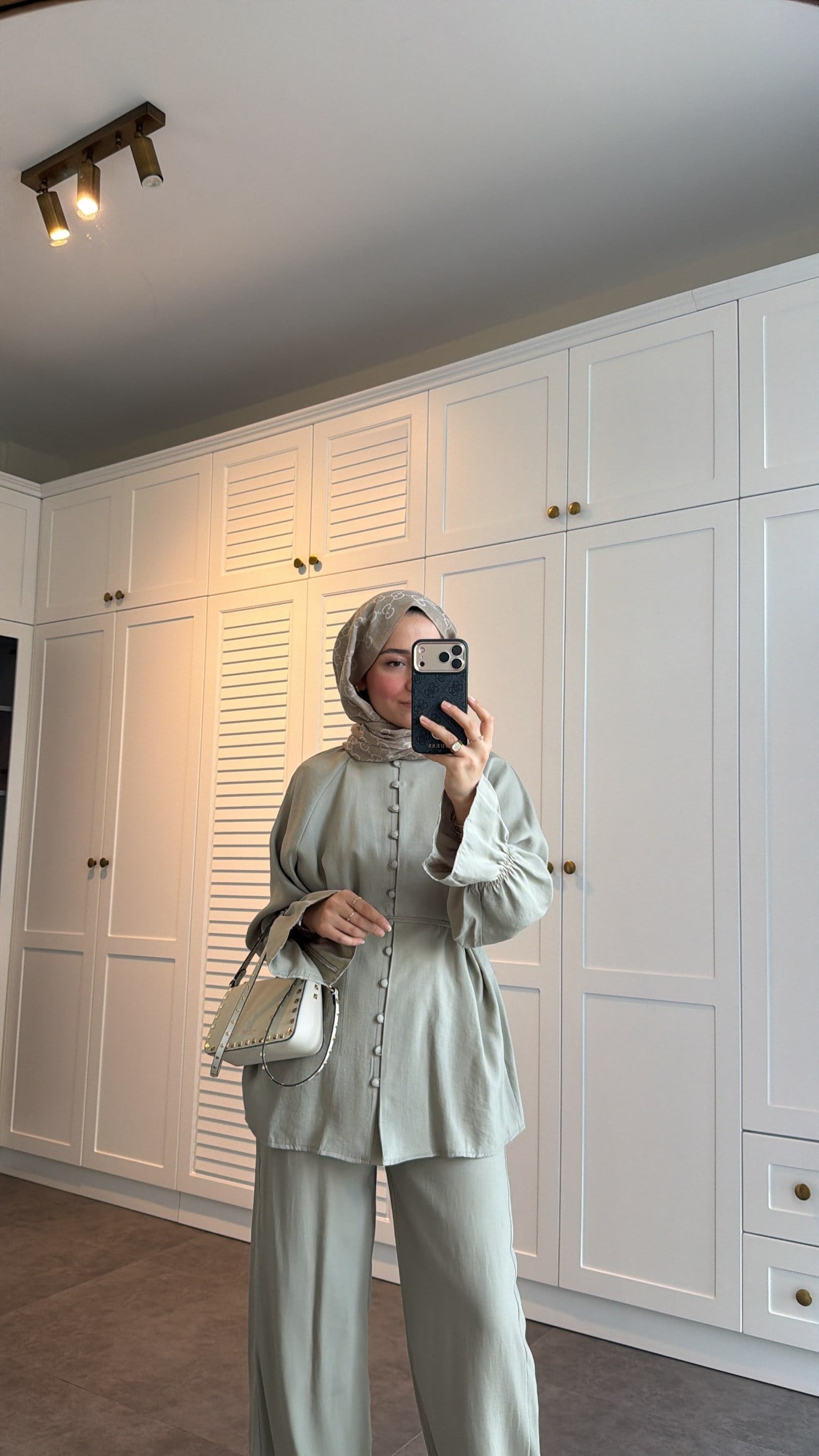 Milano Düğmeli Oversize Takım Mint