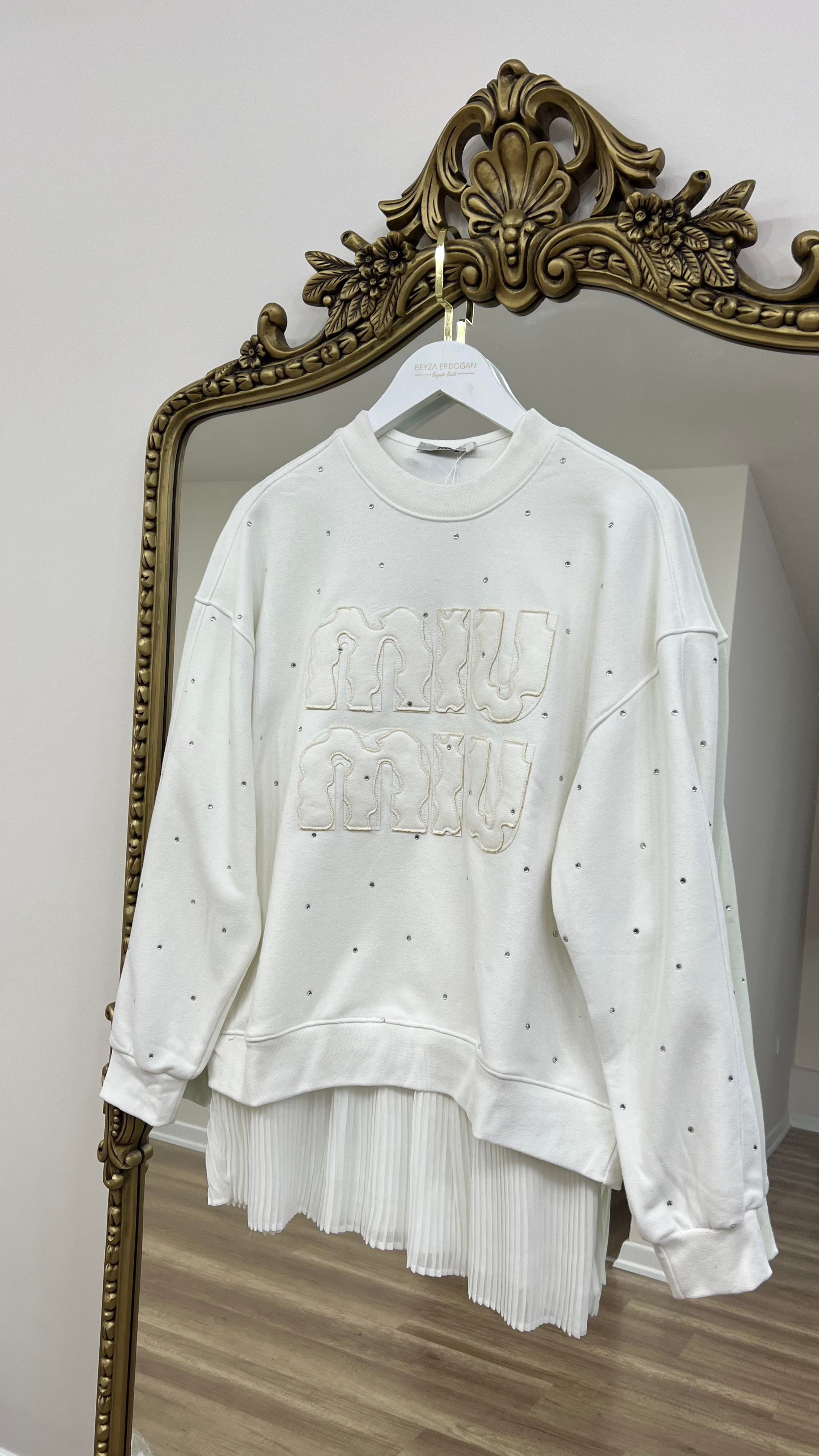 Miu Miu Taşlı Sweat