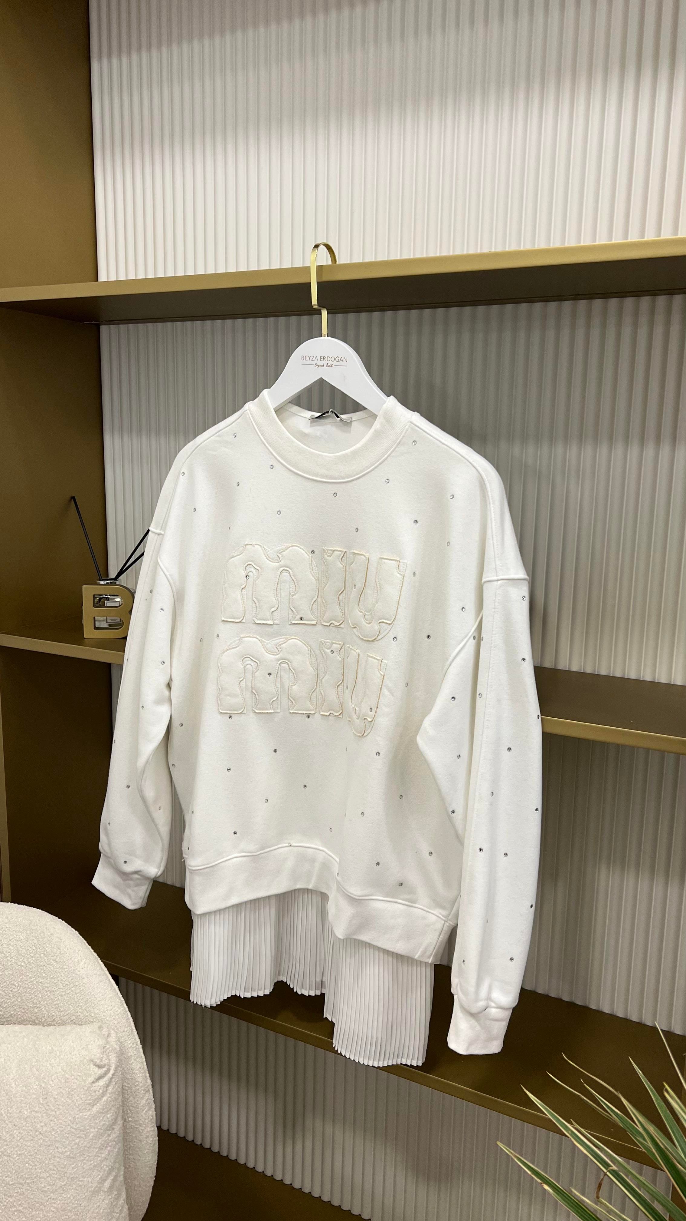 Miu Miu Taşlı Sweat