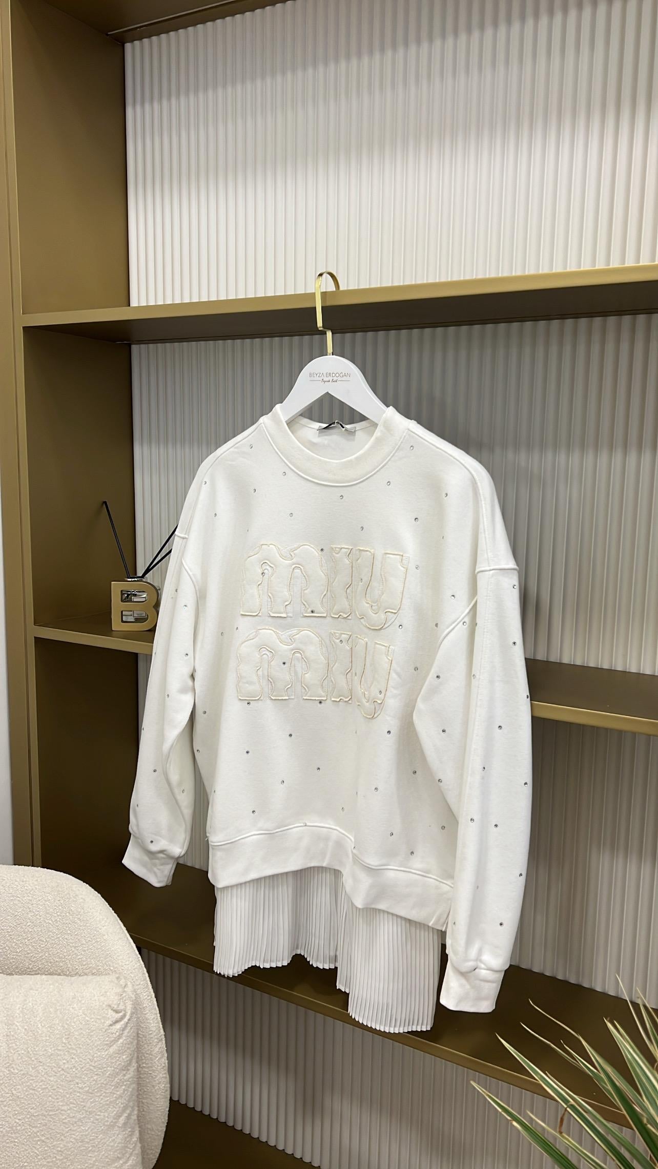 Miu Miu Taşlı Sweat
