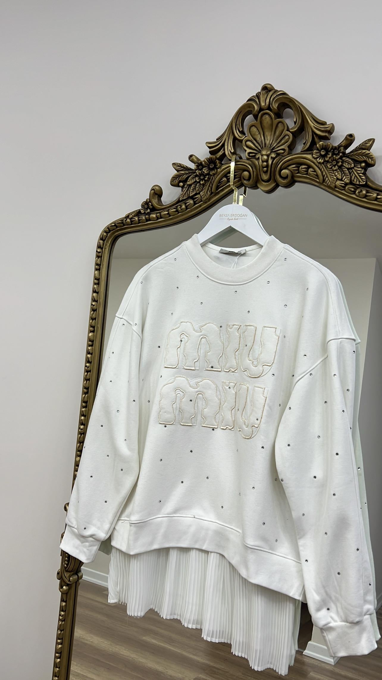 Miu Miu Taşlı Sweat