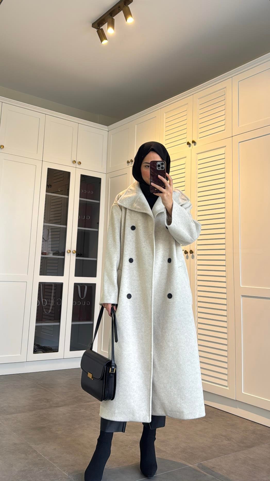 Muadil Premium Kaşe Kaban 