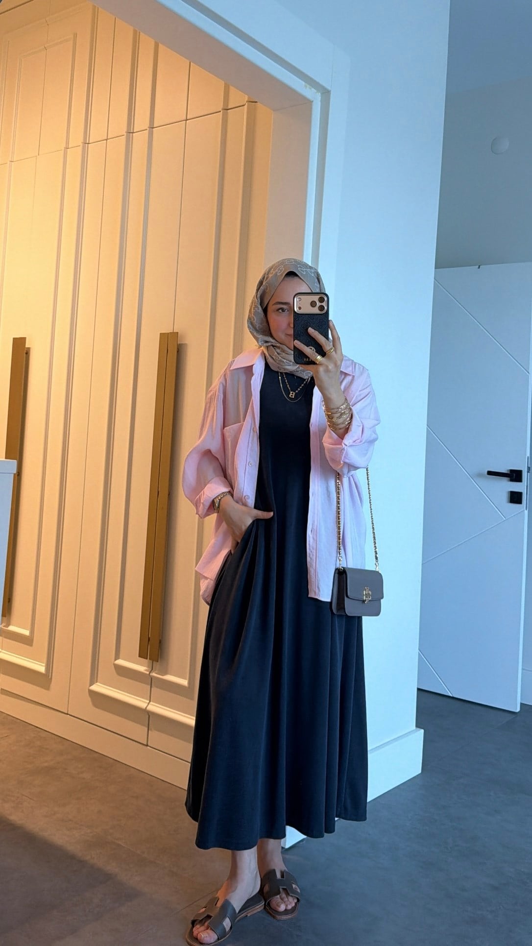 Oversize Basic Gömlek Pembe