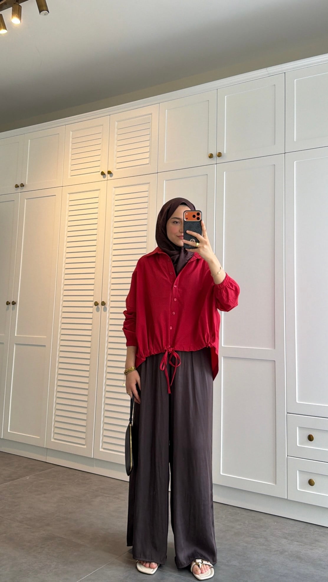 Oversize Büzgülü Gömlek 