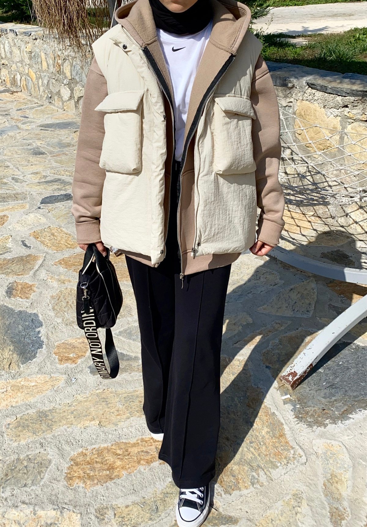 Oversize Cepli Şişme Yelek
