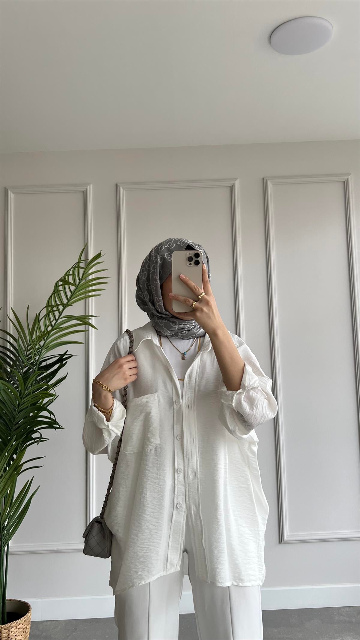 Oversize Kesim Gömlek