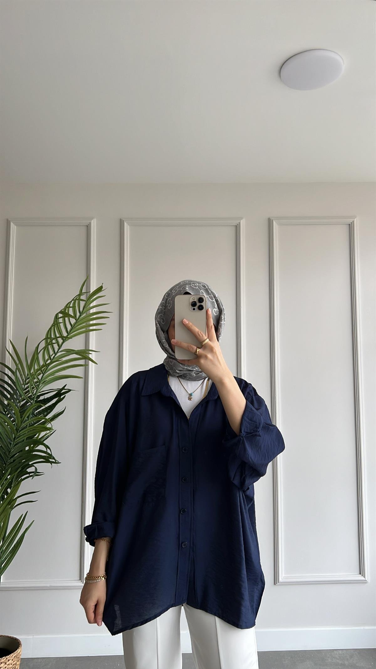 Oversize Kesim Gömlek