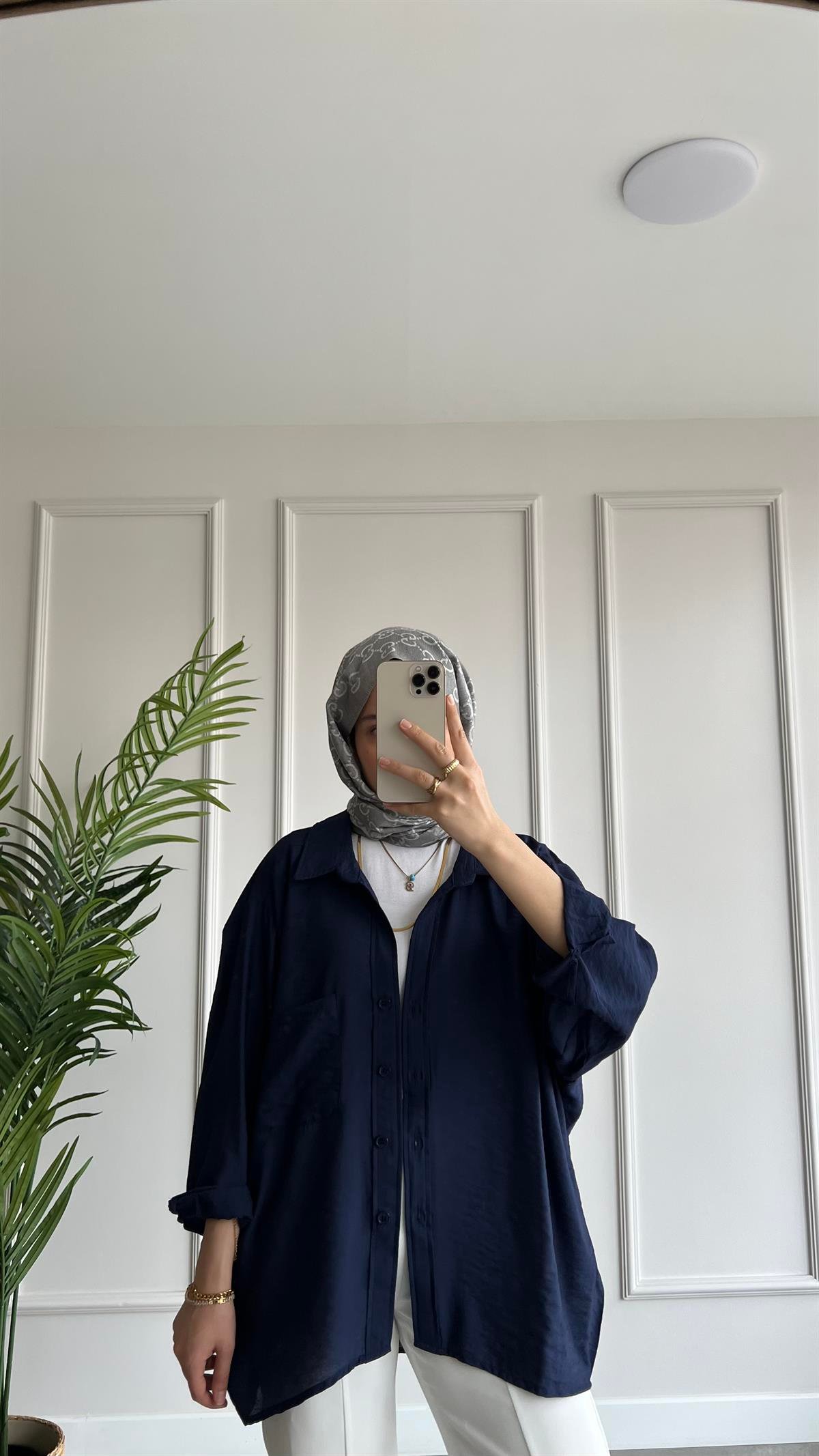 Oversize Kesim Gömlek